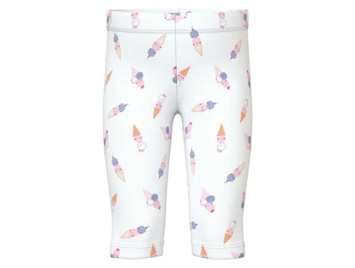 Hvide leggings fra name It med ice cream print med små ansigter 13228154 bright white icecream